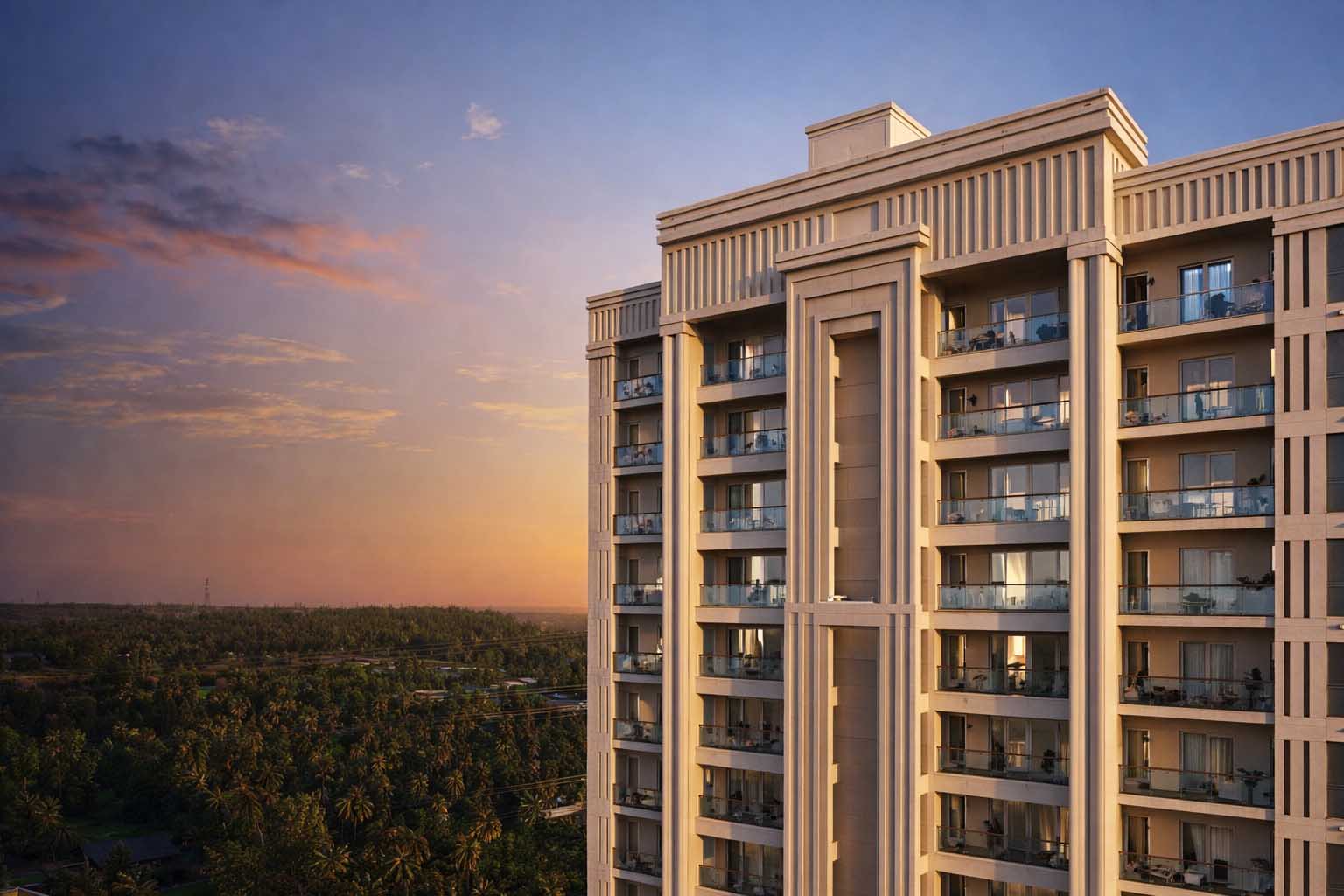 DLF Hamilton Court 2 floor plan